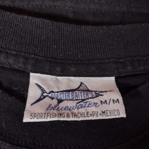 Vintage Master Baiters Sportfishing & Tackle Cow Country Long Sleeve T Shirt SzM - Picture 8 of 8